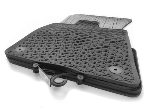 Gummimatten passend für Skoda Kodiaq II ab 2025 (4er Set) Gummi Matten Fußmatten Antirutsch Wetterfest Geruchsneutral Schwarz Fahrzeugmatten NEU