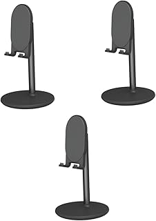 UKCOCO 3 Peças Suporte Para Telefone Móvel Suporte Para Tablet Suporte De Metal Suporte Para Telefone De Mesa Suporte Para Carro Tablet Suporte Para Telefone De Mesa Suporte Ao