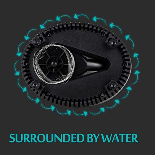 JOEBO Electric Submersible Pump 7/15/20/25/35/55/95W 550-4500L/H 220-240V Aquarium Fish Pond Tank Spout Marlin Temperature Control Clean Submersible Pump Sump Pump (Color : 60 W)