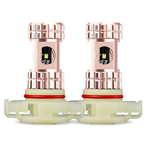 JDM ASTAR G4 AEC Chips 5202 All-in-One LED Fog Light Bulbs, Xenon White