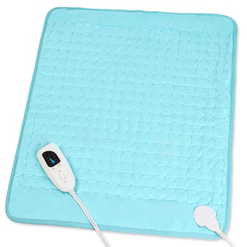 Image of Heating Pad,Electric Heating Pads,Heating Pad for Back,LightBlue,24x20 Inch