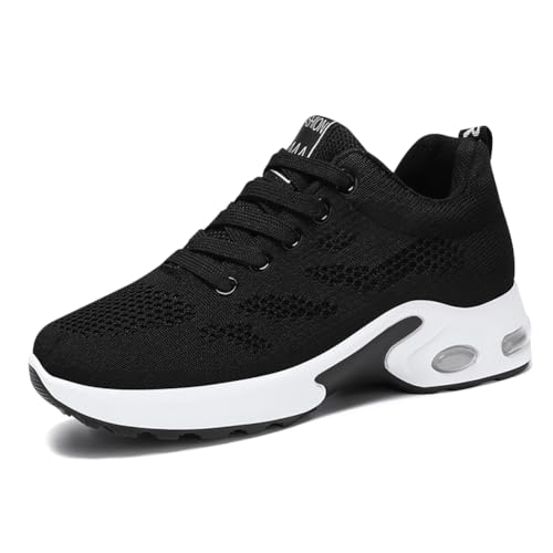 Image of Padgene Womens Sneakers Air Cushion Running Shoes Lightweight Tennis Walking Shoes Mesh Breathable Gym Work Fashion Sneakers Athletic Comfortable Casual