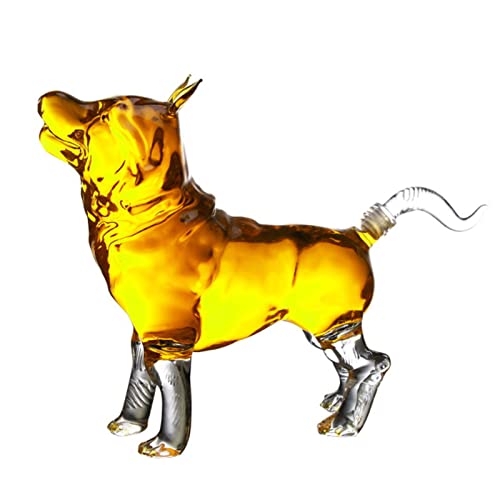 KRXSOBNVADecantador de Whisky Dog ECXL[fL^ÅxV[YAKX̒uCfJ^[ 1000ml/358.2 g o[{AXRb`AECXL[JtFAfJ^pL[fBXyT[