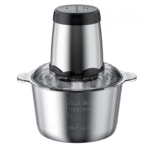 Stewlt フードプロセッサー 2L/3L 大容量フードチョッパー 300W ハイパワー電動肉挽き器 ステンレス製 2スピード 4枚刃 フードカッター 時短調理器具 コンパクト USB充電式 軽量 操作簡単 洗えるフードブレンダー 離乳食/肉/野菜/果物