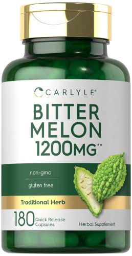 Carlyle Bitter Melon Extract Supplement | 180 Capsules