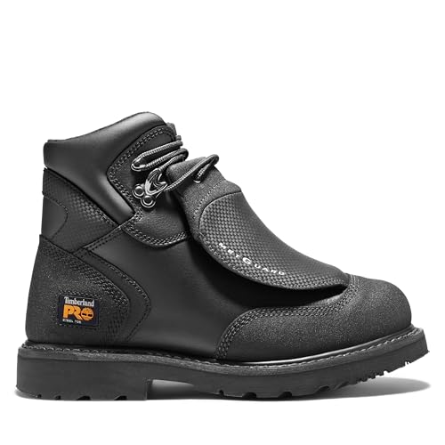 Timberland PRO Timberland PRO Men's External Met Guard 6 Inch Steel Safety Toe Industrial Work Boot, Black-2024 NEW, 10.5 W US