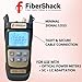 FiberShack - Optical Power Meter & 10km Fiber Tester Kit - Fiber Light Meter VFL & OPM Also Includes Carry Case, FC to ST, SC, SCAPC & LC Optical Jumpers, Couplers, Dust Caps & FC to LC/SC Adapters