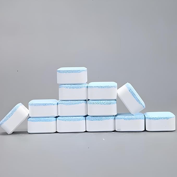 Shulabh creative Washing Machine Cleaner Descaler 18 Pack-Deep Cleaning Tablets For HE Front Loader & Top Load Washer, Clean Inside Drum And Laundry Tub Seal Washing Machine Cleaner Tablets- 18 Pack