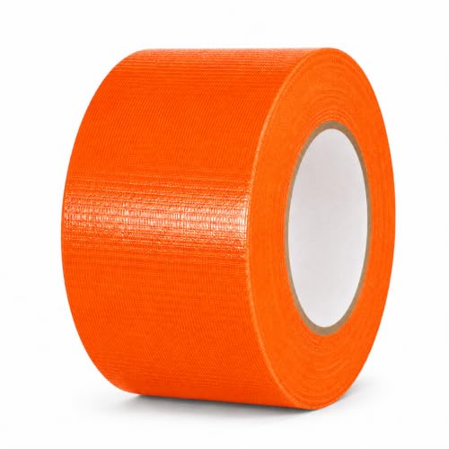 Image of GGR Supplies CDT-36 Orange Cloth Duct Tape, 2.5 Inch x 60 Yards | Industrial Grade; Waterproof and UV Resistant; Clean Removal With No Sticky Residue; Repairs, Packaging, Bundling and Sealing
