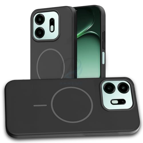 Image of AESTMO Shockproof Back Case Cover for OnePlus N6 5G | Slim Hard Shell | Hard Back Cover for OnePlus N6 5G (Compatible with MagSafe Accessories, Black)