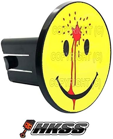 Universal Class 2 3 Tow Hitch Receiver Insert Cover Plug for Shot Smile FACE Model-PYT-8888-3649