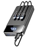LILIO Portable Charger Power Bank，60,000mAh Battery Pack, 22.5W Power Bank Fast Charging with USB Cable, Phone Charger for iPhone 17/16/15/14/13 All Series/Samsung/Android, Camping Essentials, Black