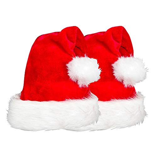 Iriwa サンタクロース サンタ帽子 クリスマス ふわふわ 大きめサイズ 4タイプ 1枚 2枚 3枚セット 厳選 ふわふわ …