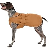 Manteau imperméable amélioré : le manteau pour chien Kuoser est maintenant encore plus imperméable car les couches extérieure et intermédiaire ont été recouvertes de couches imperméables afin que votre chien ne soit pas mouillé
