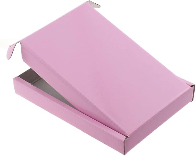 SATIN PINK C6 C5 C4 MATT PIP BOXES LARGE LETTER CARDBOARD SHIPPING A6 A5 A4 SIZE (C6 (16.3cm x 11cm x 2cm), 10)