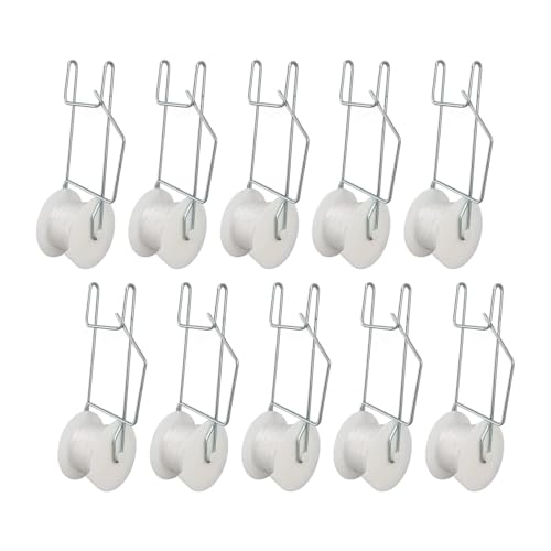 Crochets pour rouleaux de tomates en fil d'acier galvanisé robuste avec ficelle PP 15m