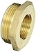 Dixon Valve FM1015F Brass Fire Equipment, Hex Nipple, 1" NPT Female x 1-1/2" NST (NH) Male
