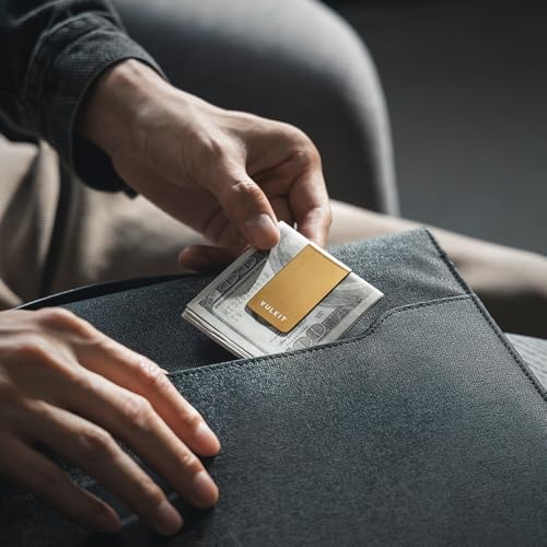 Image of VULKIT Money Clip Stainless Steel Cash Holder EDC Accessories Men's Money Clips