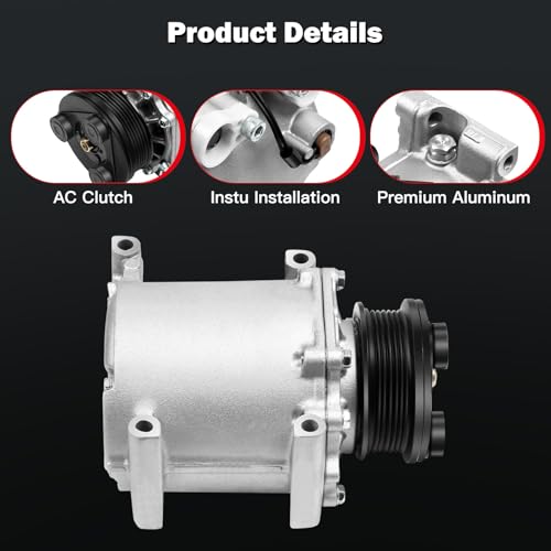 Image of cciyu Air Conditioning Compressor for Mitsubishi Outlander 2.4L 2003-2006