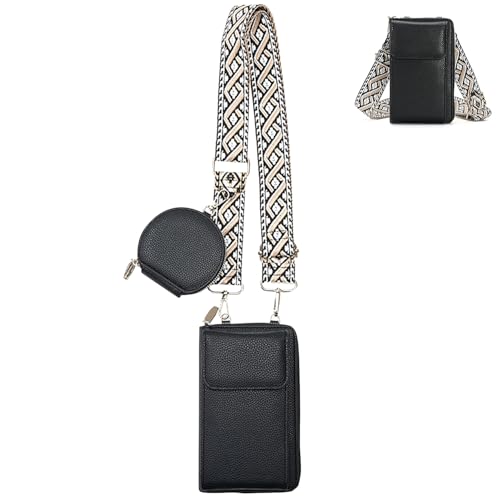 Small Crossbody Bags for Women Trendy Vegan Leather Cell Phone Purse Wallet Bag Handbag with Coin Purse &Card Slots