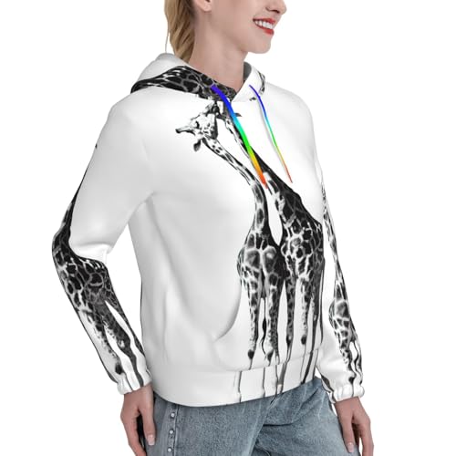 Sweat graphique girafe africaine, le pull idéal pour vos sorties d'automne - 3