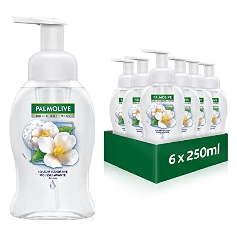 Palmolive Magic Softness Jasmin, 6x250ml - Schaum-Handseife für empfindliche Haut geeignet Cover