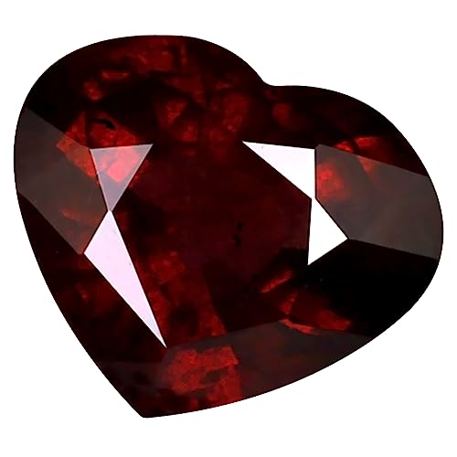 Grenat Rhodolite de Tanzanie 1.52 ct, le cadeau précieux en taille cœur