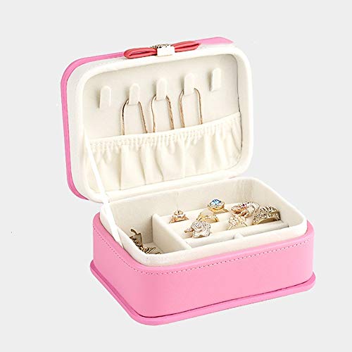 Preisvergleich Produktbild MU Haushalt Tragbare Aufbewahrungsbox Massivholz Schmuckschatulle / Kleine Schmuck Kopfschmuck Finishing Reise Schmuckschatulle / 13 * 10,5 * 10 cm Täglichen Bedarfs,A