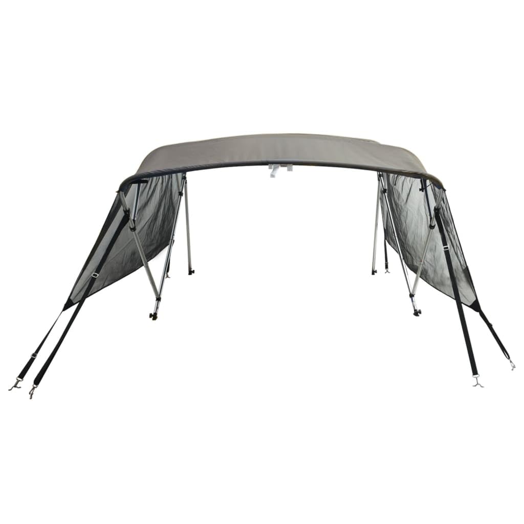 Tendalino per Barca Tendalini per Barca Telo Tendalino Barca con Pareti Laterali Rete 3 Archi 183x(154-167) x137cm