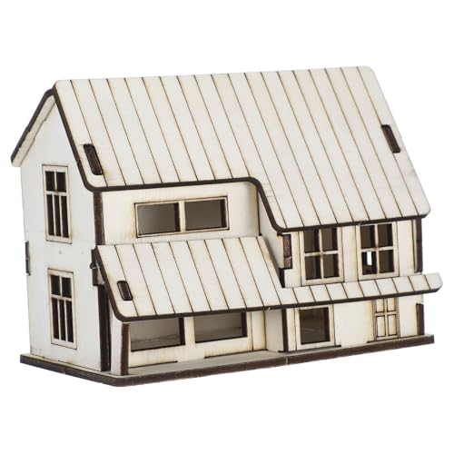 SOPOTUTU Miniaturhaus Aus Holz Für Puppenhaus DIY Bausatz Weihnachtsdorfhaus Kleine Holzhäuser Modell Miniaturhaus Bauen Holzhaus Ornament Spielzeughaus Modell SOPOTUTU Miniaturhaus Aus Holz Für Puppenhaus DIY Bausatz Weihnachtsdorfhaus Kleine Holzhäuser Modell Miniaturhaus Bauen Holzhaus Ornament Spielzeughaus Modell