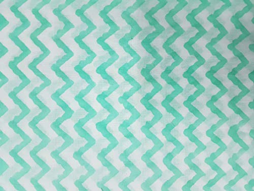 Tissu en coton imprimé de Jaipur de 5 yards pour robe d ete et decoration de maison
