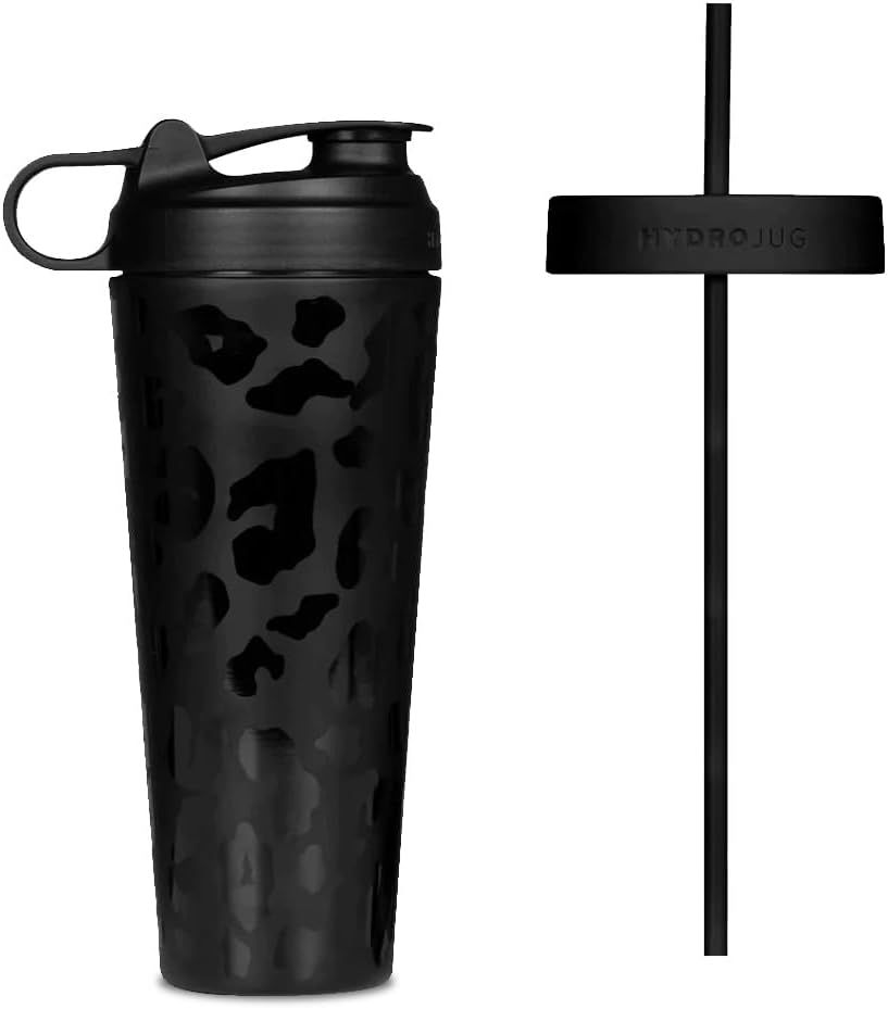 Stainless Steel Shaker Cup 24oz - Perfect For Protein Shakes, Pre-Workout Drinks, Iced Coffee - Easy Blending, Vacuum Insulated, Cup Holder Compatible, BPA Free - Keeps Temp For Hours