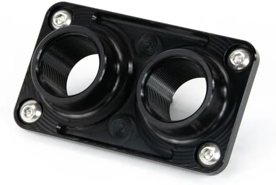 Motion Raceworks Billet Intercooler Water Pass Thru (No AN Fittings) 17-10001BLK