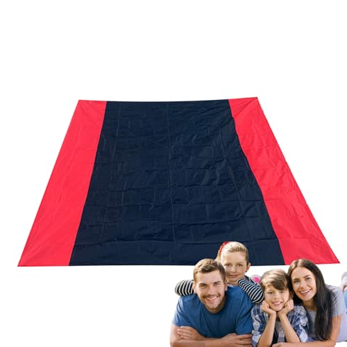 Pruojhw Manta de Playa, Manta de pícnic, Resistente a la, Grande, Resistente a la Intemperie, Ligera, fácil de Llevar, acogedora Manta de Picnic para autocaravanas y excursiones