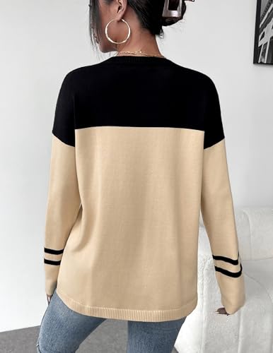 Image of Zeagoo Sweaters for Women Fall Outfits Trendy 2025 Long Sleeve Shirts Bussiness Casual Knit Pullover Sweater Tops