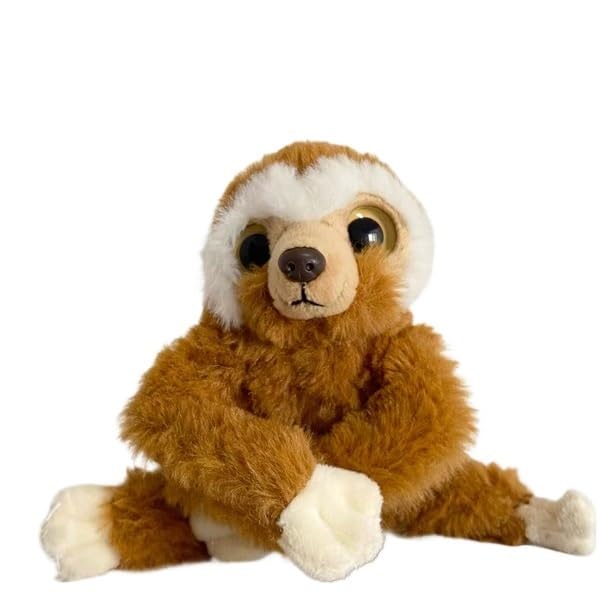 Peluche paresseux grands yeux doudou doux enfant adulte