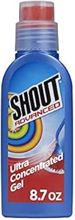 Shout Advanced Stain Remover for Clothes with Scrubber Brush, 8.7 oz