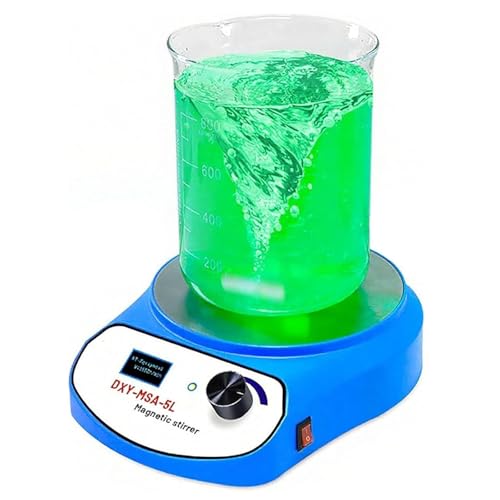 Mieszadło magnetyczne, cyfrowa płyta mieszająca LCD, pojemność 5 l, maksymalna prędkość 2200 obr./min, niski poziom hałasu, łatwa obsługa, idealna do szkła, ceramiki, stali nierdzewnej