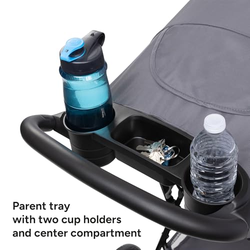 Image of Baby Trend Venture 3-Wheel Stroller Travel System, Dash Pink