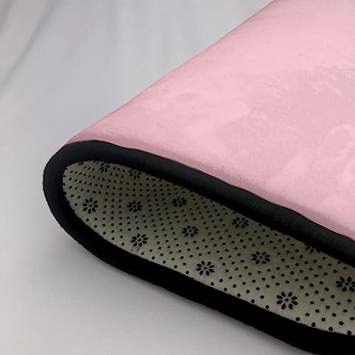 Tapis cuisine rose antidérapant et absorbant pour salle de bain et chambre - 7