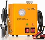 GODIAG SL200 Nebelmaschine Kfz Rauchmaschine Lecksuchgerät mit Manometer Nebelmaschin Kfz Werkstatt mit Eingebauter Luftpumpe Kfz Nebelmaschine für DC12V Autos, ATVs, Motorräder, Schneemobile, Boote