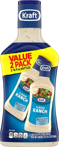 Image of Kraft Classic Ranch Salad Dressing Value Pack (2 ct Pack, 16 fl oz Bottles)