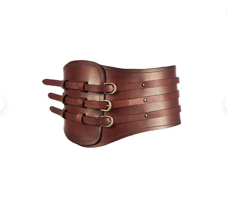 Medieval ERA Big Buckle Belt - Wide Belt - Multicolor Statement Belt - Gothic Belt gift for her , him