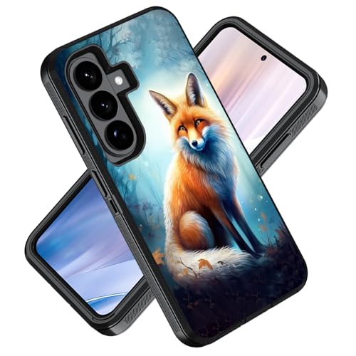 ZXHSBROK for Samsung Galaxy S26 Phone Case, Military Grade Heavy Duty 3-Layer Shockproof Drop Protective Cover for Samsung Galaxy S26 5G 6.3 Inch, Fox