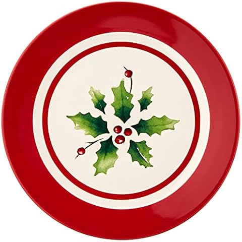LENOX 890771 Handpaint Stripe 4-Piece Dessert Plate Holiday Dessertteller-Set handbemalt Cover