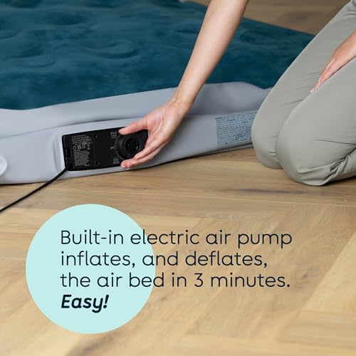 SlumberPlus Air Bed with Inbuilt Pump - Double Size, Quick Inflate - Image 3