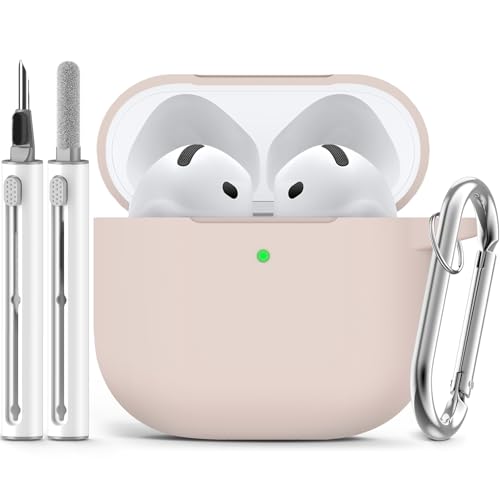 Image of Ljusmicker for AirPods 4 Case 2024 with Cleaner Kit,Milk Tea