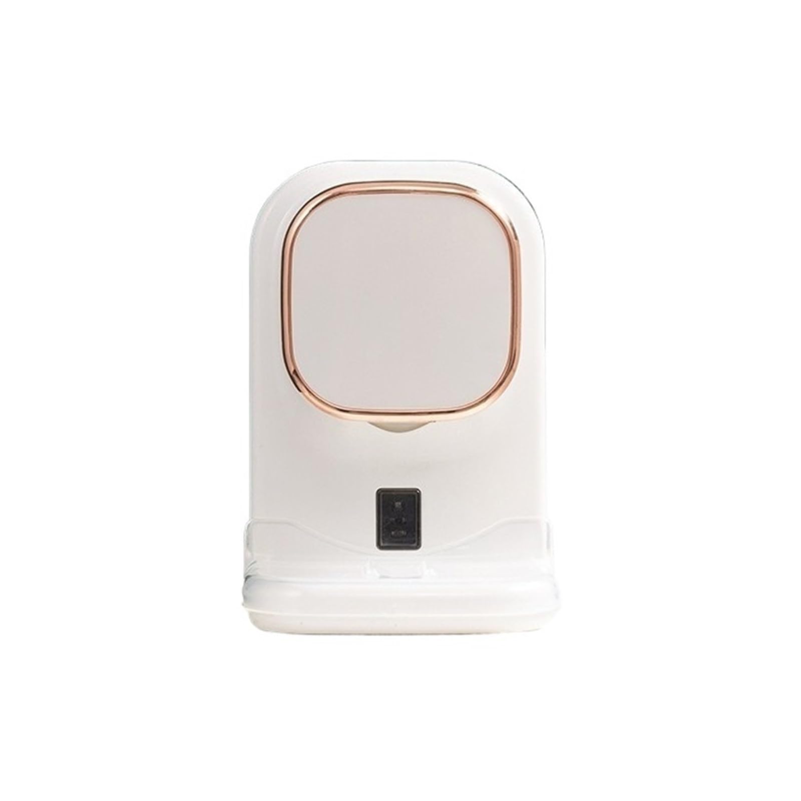 Organizador de baño sin Taladro, Dispensador automático Pasta Dientes con Sensor Pared, Soporte for Cepillo montado(White)