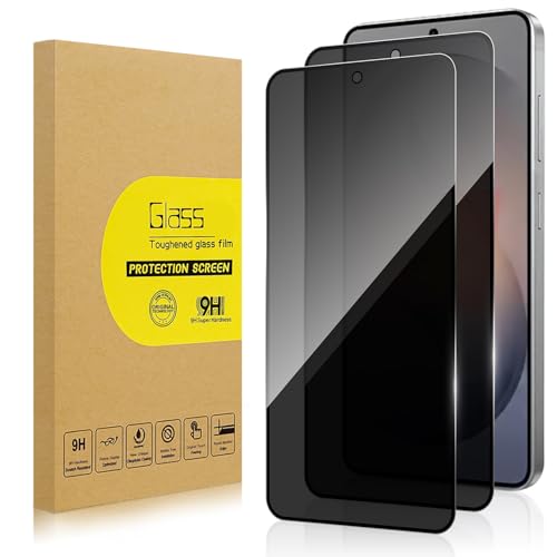 Lokyoo 2 Pack Privacy Screen Protector for Samsung Galaxy S26 Plus/ S26+ [Anti-Spy Tempered Glass][Fingerprint Unlock Support] Anti-Scratch Bubble-Free Protective 9H Glass for Galaxy S26 Plus