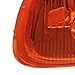 SPEC-D TUNING Black Headlights + Amber Corner Lights Compatible with 1992-1995 Honda Civic 2/3Dr EG Coupe Hatchback L+R Pair Head Light Lamp Assembly